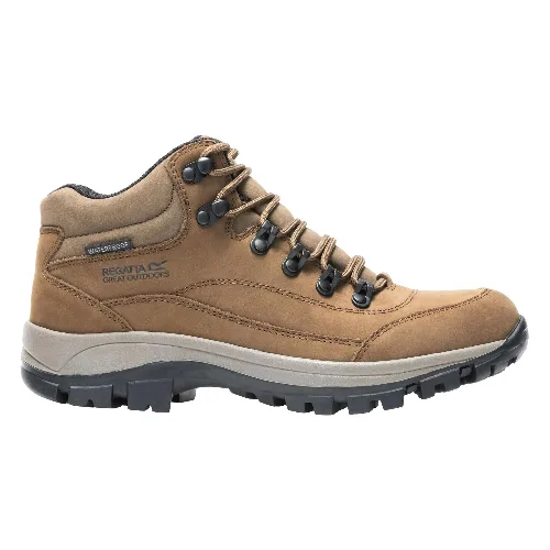 Damskie skórzane buty trekkingowe Bayton Mid