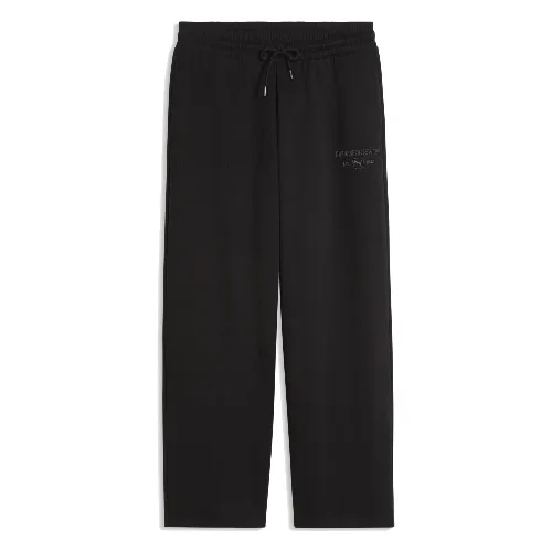 Damskie spodnie PUMA Class Straight Leg Fleece PUMA