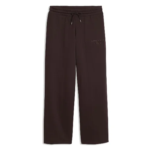 Damskie spodnie PUMA Class Straight Leg Fleece PUMA