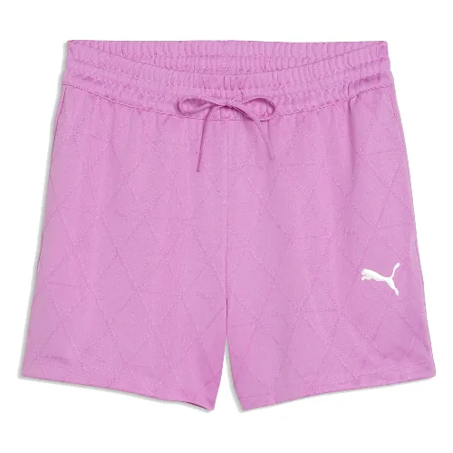Damskie szorty z dżerseju 4" PUMA Sport z wysokim stanem PUMA