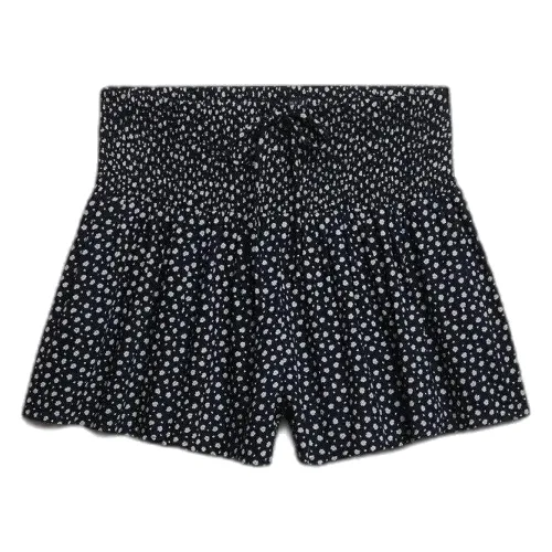 Damskie szorty z nadrukiem Superdry Mini Smocked