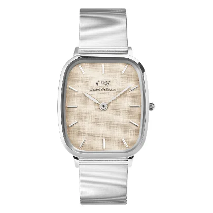 Daniel Wellington DW Watch Marlon Wire Linen Silver 32x36,3mm