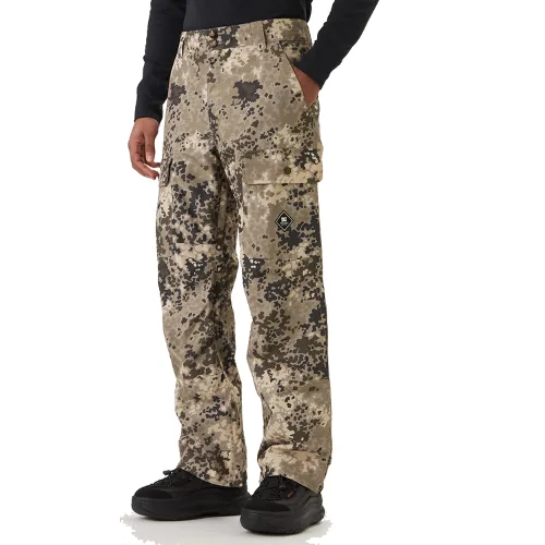 DC Shoes Spodnie snowboardowe Code ADYTP03049 Brązowy Regular Fit