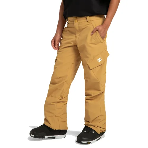 DC Shoes Spodnie snowboardowe Nonchalant ADJTP03023 Żółty Regular Fit