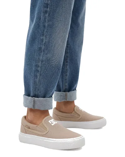 DC Shoes Tenisówki CEO-LEA-BDB-DC006-CH Beżowy