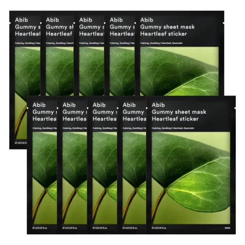 [Deal] Abib - Gummy Sheet Mask - Heartleaf Sticker - 10szt.