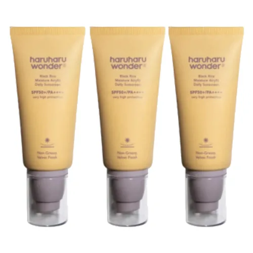 [Deal] haruharu wonder - Black Rice Moisture Airyfit Daily Sunscreen SPF50+ PA++++ - 50ml (3szt.) Set