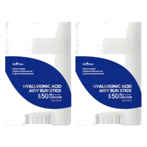 [Deal] Isntree Hyaluronic Acid Airy Sun Stick - 22g (2szt.) Set