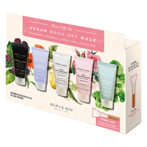 [DEAL]Mary&May - Vegan Wash Off Mask Mini Gift Set - 30g x5