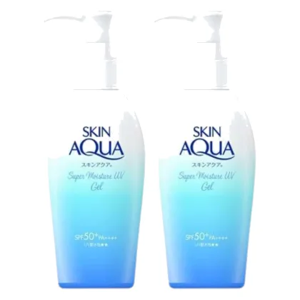 [Deal] Rohto Mentholatum Skin Aqua Sunscreen Super Moisture Gel Pump (2szt.) Set