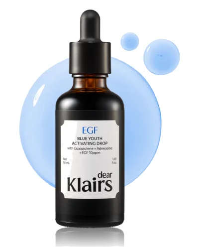 Dear, Klairs - Krople aktywujące młodość EGF Blue Youth - 50ml