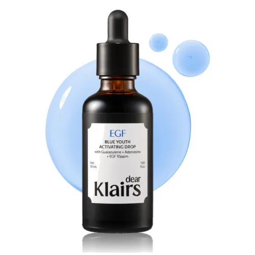 Dear, Klairs - Krople aktywujące młodość EGF Blue Youth - 50ml