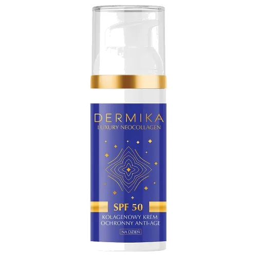 Dermika LUXURY NEOCOLLAGEN Kolagenowy krem ochrony ANTI-AGE SPF Kremy do twarzy 50 ml