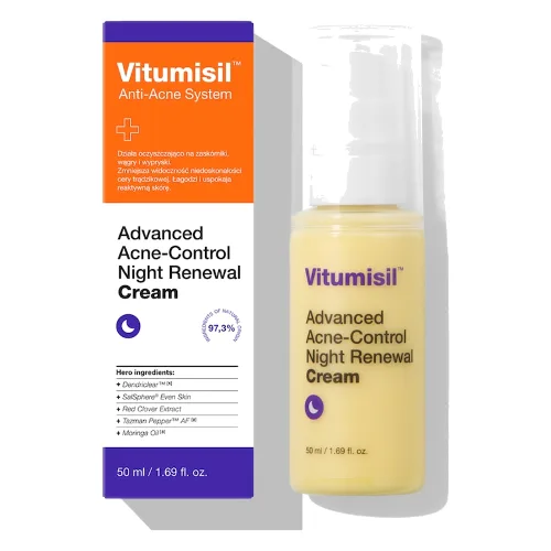 Dermz Laboratories Vitumisil Night Cream Pielęgnacja Anti-Acne 50 ml