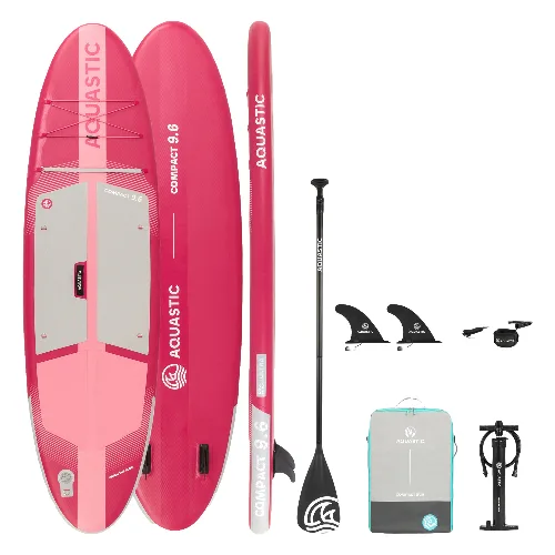 Deska SUP AQUASTIC Compact 9'6" Zestaw z plecakiem wiosłem