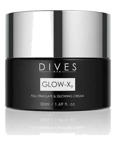 DIVES MED GLOW-X9 Glow-X9 FULL STIMULATE & GLOWING CREAM Kremy na dzień 50 ml