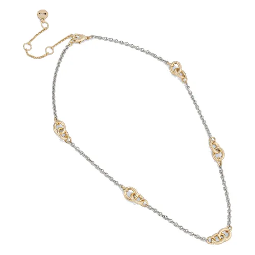 DKNY choker damski mosiężny ALANI