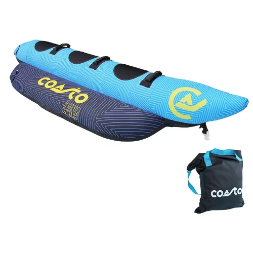 Dmuchany banan Luna 9'84x39" 3 Osoby PVC 28G/0,7 mm Niebieski Nylon 840D