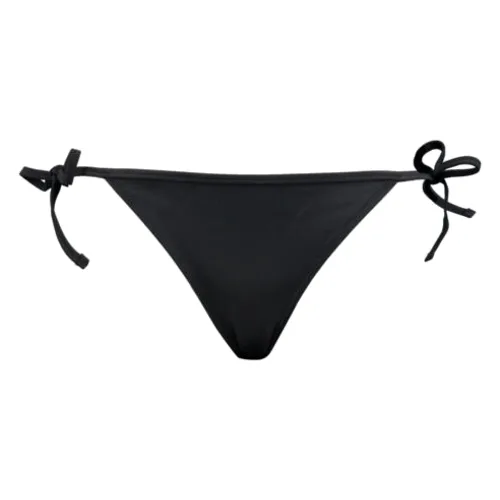 Dół od bikini Dameskie Puma, wiązane po bokach, czarne