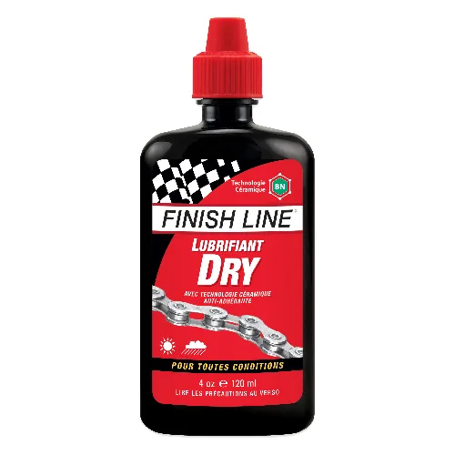 Dostarczany z 12 smarami Finish Line DRY 4oz