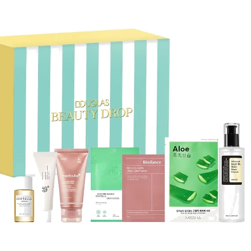 DOUGLAS BEAUTY DROP BOX OF BEAUTY - DOUGLAS BEAUTY DROP - K-BEAUTY Zestawy do pielęgnacji twarzy 1 ct
