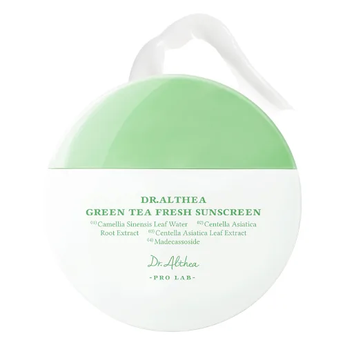 Dr. Althea Green Tea Fresh Sunscreen Łagodzący krem przeciwsłoneczny, SPF50+ PA++++