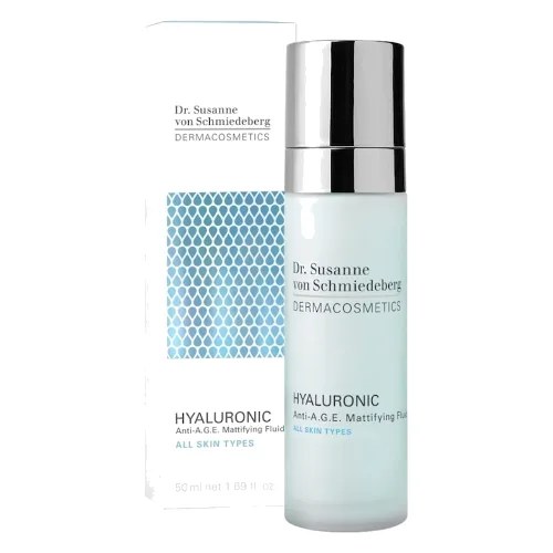 Dr. Susanne von Schmiedeberg Hyaluronic Anti-A.G.E. Mattifying Fluid Kremy do twarzy 50 ml