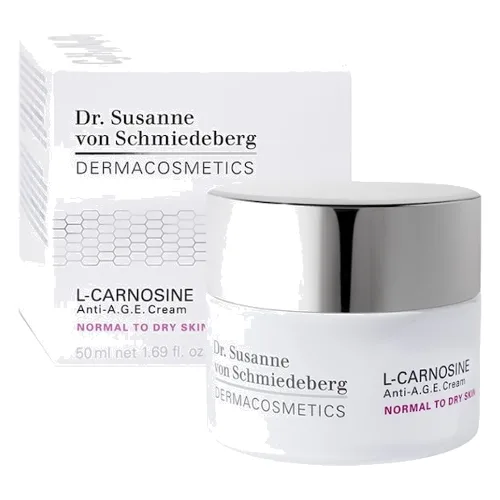 Dr. Susanne von Schmiedeberg L-Carnosine Anti-A.G.E. Cream Normal to Dry Skin Kremy do twarzy 50 ml