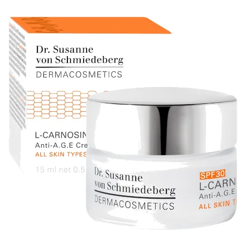 Dr. Susanne von Schmiedeberg L-Carnosine Anti-Age Cream SPF 30 Kremy do twarzy 15 ml