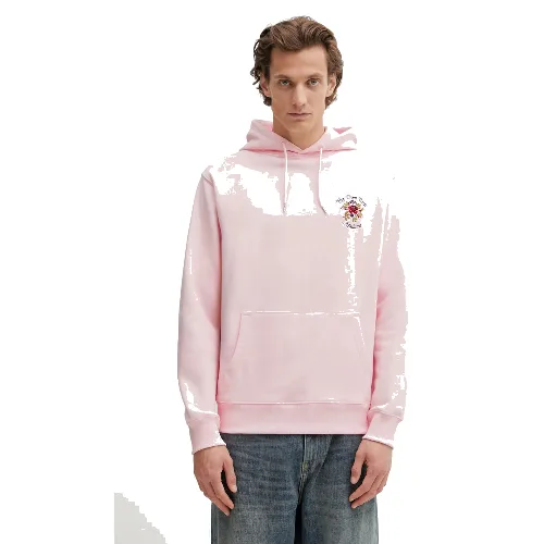 Drôle de Monsieur bluza bawełniana Hoodie Slogan Rose