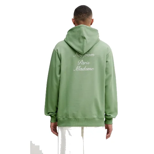 Drôle de Monsieur bluza z kapturem męska bawełniana Le Hoodie Slogan Calligraphy
