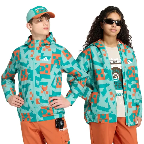 Dwuwarstwowa kurtka przeciwdeszczowa adidas Minecraft Terrex CLIMAPROOF