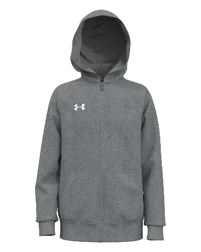 Dziecięca polarowa bluza z kapturem zapinana na zamek Under Armour Rival