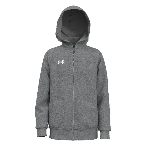 Dziecięca polarowa bluza z kapturem zapinana na zamek Under Armour Rival