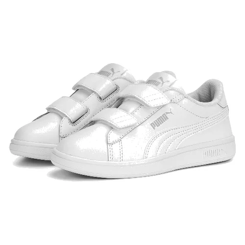 Dziecięce skórzane sneakersy Smash 3.0 V PUMA