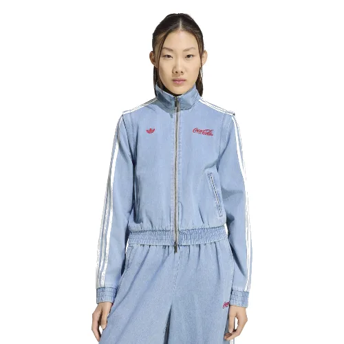 DŻINSOWA BLUZA DRESOWA ADIDAS X COCA-COLA FIREBIRD REG