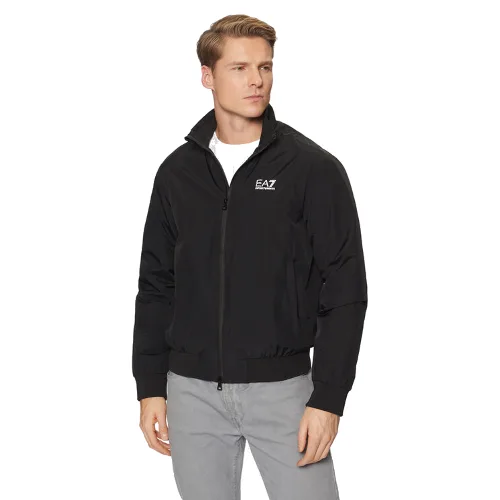 EA7 Emporio Armani Kurtka bomber 8NPB20 PNFZZ 1200 Czarny Regular Fit