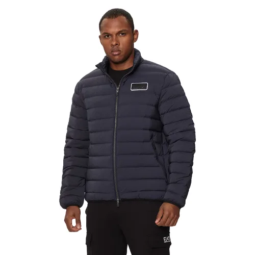 EA7 Emporio Armani Kurtka puchowa 6DPB14 PNHAZ 1562 Granatowy Regular Fit