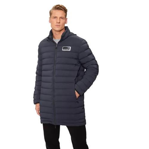 EA7 Emporio Armani Kurtka puchowa 6DPK12 PNHAZ 1562 Granatowy Regular Fit