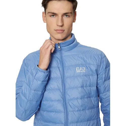 EA7 Emporio Armani Kurtka puchowa 8NPB23 PNGPZ 1526 Niebieski Regular Fit