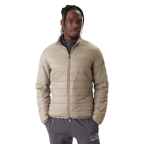 EA7 Emporio Armani Kurtka puchowa 8NPB23 PNGPZ U6167 Beżowy Regular Fit