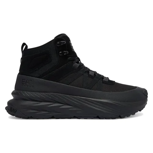 EA7 Emporio Armani Sneakersy Stivale 7X000299 AF18450 MZ042 Czarny
