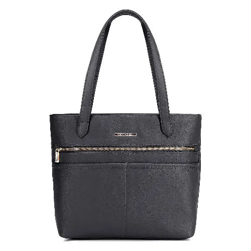 Elegancka damska shopperka miejska czarna