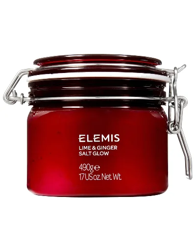 Elemis Exotic Lime and Ginger Salt Glow limonkowo-imbirowy peeling solny do ciała (490 g)