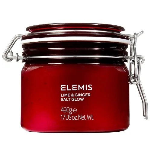 Elemis Exotic Lime and Ginger Salt Glow limonkowo-imbirowy peeling solny do ciała (490 g)