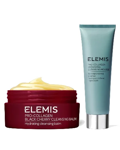 Elemis Pro-Collagen Hydrating Cleansing Mousse and Cleansing Balm Bundle (Various Aromatics) - Black Cherry