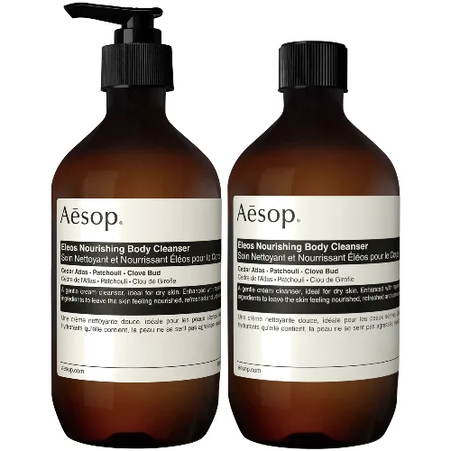 Eleos Nourishing Body Cleanser & Refill Duo