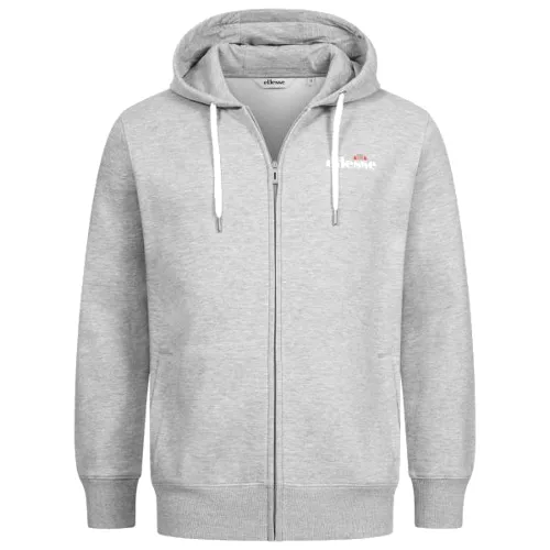 ellesse Klemerio Full Zip Mężczyźni Rozpinana bluza z kapturem SOP23857-Lt Szary margiel