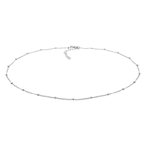 Elli Choker damski kulkowy Basic Minimal Trend w srebrze 925 Sterling Silver Naszyjniki 1 ct Damski