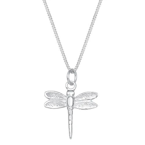 Elli Damska pancerka ważka zawieszka filigranowa w srebrze 925 Sterling Silver Naszyjniki 1 ct Damski